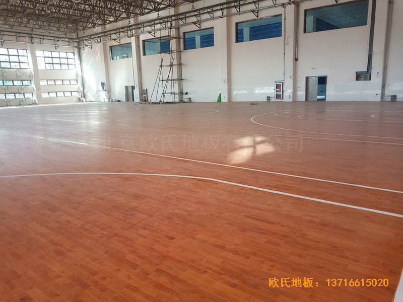 內(nèi)蒙全民健身活動中心運(yùn)動地板安裝案例0